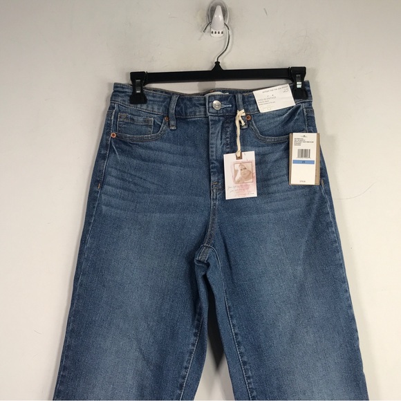 Jessica Simpson Get on with It Hi-Rise Slim Straight Jean, Women's Size 25 -Blue - Picture 6 of 11